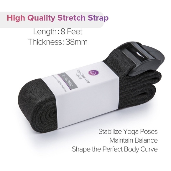 ALO Yoga Other - NWT Yoga Essentials by Levoit Black Yoga Strap
